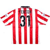 2000-01 Stoke City Match Issue Home Shirt Fenton #31
