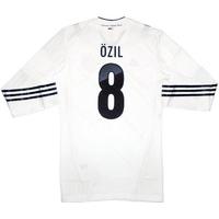 2012-13 Germany TechFit Player Issue Home L/S Shirt Özil #8 *w/Tags*