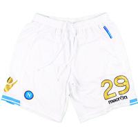 2011-12 Napoli Match Worn Champions League Home Shorts #29 (Pandev) L