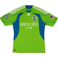 2009 Seattle Sounders Match Worn Home Shirt Sturgis #12 (v Chelsea)