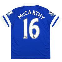 2013-14 Everton Home Shirt McCarthy #16 *w/Tags* M.Boys