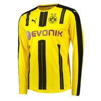 2016-2017 Borussia Dortmund Home Long Sleeve Puma Shirt