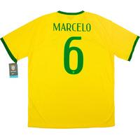 2014-15 Brazil Home Shirt Marcelo #6 *w/Tags* XL