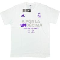 2016 real madrid adidas a por la undcima tee bnib