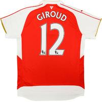 2015 16 arsenal home shirt giroud 12 wtags