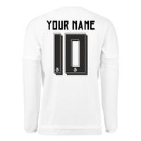 2015-16 Real Madrid Long Sleeve Home Shirt (Your Name) -Kids