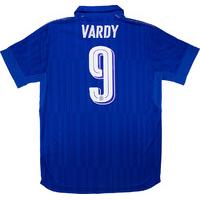 2016 17 leicester home shirt vardy 9 wtags