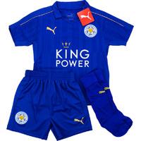 2016 17 leicester home full kit bnib babyboys