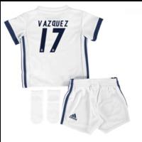 2016-17 Real Madrid Home Adidas SMU Mini Kit (Vazquez 17)
