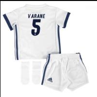 2016-17 Real Madrid Home Adidas SMU Mini Kit (Varane 5)