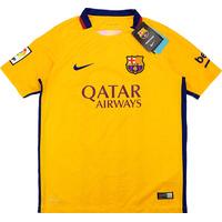 2015 16 barcelona away shirt wtags boys