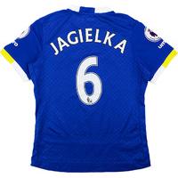 2016 17 everton home shirt jagielka 6 excellent sboys