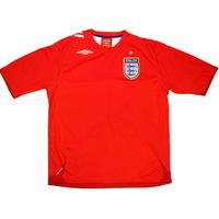 2006 08 england away shirt excellent m