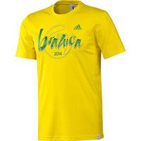 2014 Adidas World Cup Brazuca T-Shirt (Yellow)