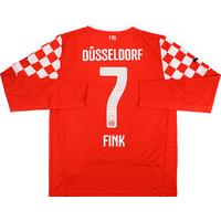 2014-15 Fortuna Dusseldorf Home L/S Shirt Fink #7 *w/Tags*