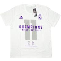 2016 Real Madrid Adidas Champions League Winners Tee *BNIB*