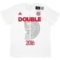 2016 bayern munich adidas double winners tee bnib