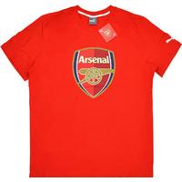 2015-16 Arsenal Puma Fan Crest Tee *BNIB*