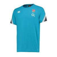 2017-2018 England Rugby Cotton Training Tee (Arctic)