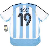 2005-07 Argentina Home Shirt Messi #19 *w/Tags* L