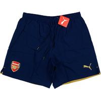 2015 16 arsenal puma woven training shorts bnib