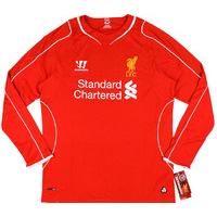 2014-15 Liverpool Home L/S Shirt *BNIB*