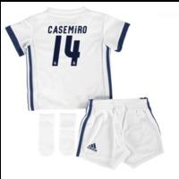 2016-17 Real Madrid Home Adidas SMU Mini Kit (Casemiro 14)