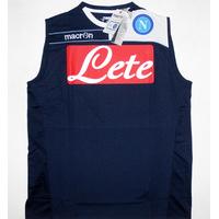 2011 12 napoli macron pre match white training vest bnib 3xl