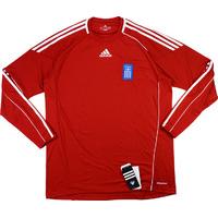 2010 11 greece player issue red gk shirt wtags l