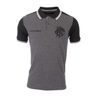 2016-2017 Barbarians Contrast Sleeve Polo Shirt (Charcoal)