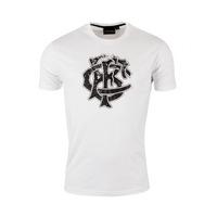 2016-2017 Barbarians Distressed Crest Tee (White)