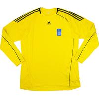 2010-11 Greece Player Issue Yellow GK Shirt *As New* L