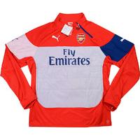 2014 15 arsenal puma 12 zip padded training top bnib