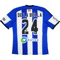 2014-15 Real Sociedad Home Shirt de la Bella #24 *w/Tags* L