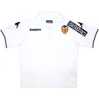 2009-10 Valencia Kappa White Polo T-shirt *BNIB* BOYS