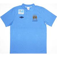 2011-12 Manchester City Umbro Aftermatch Polo T-Shirt *w/Tags* XXL