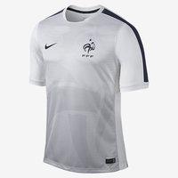 2015 16 france nike pre match training jersey white