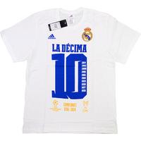 2014 real madrid adidas la decima tee bnib