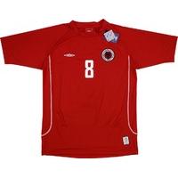 2007-08 Albania Home Shirt #8 *w/Tags* XL