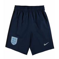 2017-2018 England Nike Away Shorts (Navy) - Kids