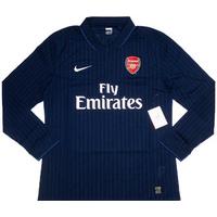 2009-11 Arsenal Player Issue European L/S Away Shirt *BNIB*