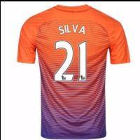 2016 17 manchester city third shirt silva 21