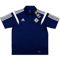 2014 16 northern ireland adidas polo t shirt wtags