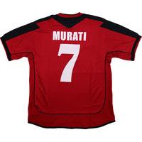 2004 06 albania home shirt murati 7 wtags l