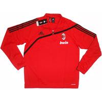 2009-10 AC Milan Player Issue 1/2 Zip Training Top *BNIB*