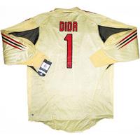 2004-05 AC Milan Player Issue GK Shirt Dida #1 *w/Tags* XXL