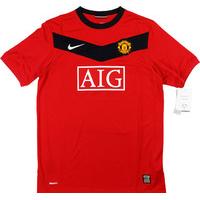 2009 10 manchester united home shirt bnib boys