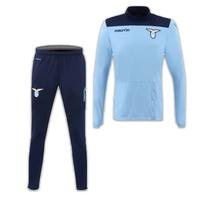 2016-2017 Lazio Macron Half Zip Tracksuit (Blue)