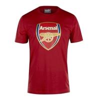 2016-2017 Arsenal Puma Crest T-Shirt (Red) - Kids