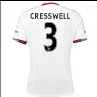 2016-17 West Ham Away Shirt (Cresswell 3) - Kids